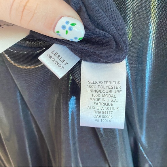 DIANE VON FURSTENBERG Black Sheath Lesley Dress Size 6 - Picture 10 of 11